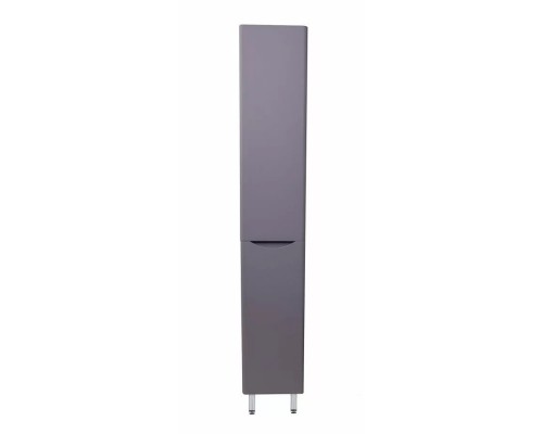 Пенал Бергамо 30 L напольный, с корзиной, серый матовый