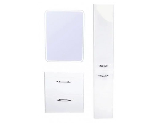 Пенал Каре 30 L/R Люкс PLUS напольный, с корзиной, белый