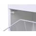 Пенал Каре 30 L/R Люкс PLUS напольный, с корзиной, белый