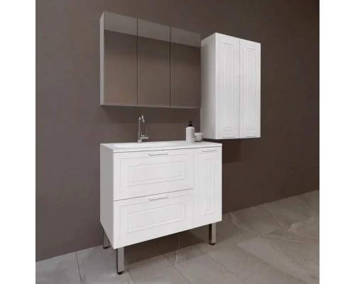 Шкаф навесной Альба 60 Люкс, белый