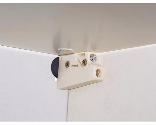 Шкаф навесной Атлантика 60х100 с ящиком, антискрейч, белый матовый