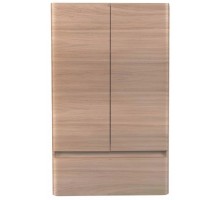 Шкаф навесной Атлантика 60х100 с ящиком, ясень перламутр