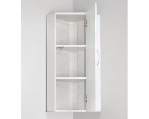 Шкаф навесной Эко Стандарт Веер 30 R, угловой, белый