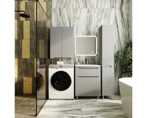 Шкаф навесной Марелла мини 60 серый матовый