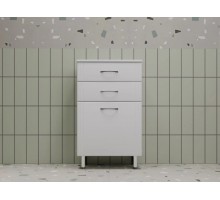 Тумба-комод Эко Стандарт 50 3 ящика, белый