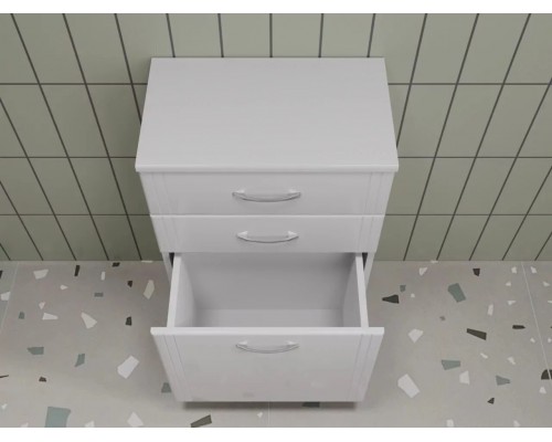 Тумба-комод Эко Стандарт 50 3 ящика, белый