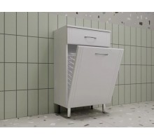 Тумба-комод Эко Стандарт 50 с корзиной, белая