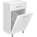 Тумба-комод Эко Стандарт 60 с корзиной для белья, белая