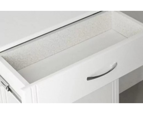 Тумба-комод Эко Стандарт 60 с корзиной для белья, белая