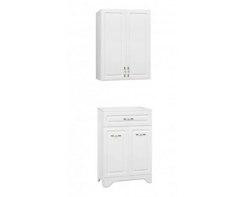 Тумба-комод Олеандр-2 60 Люкс белая
