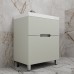 Тумба напольная Матис 70 с раковиной ASTI 70 белый, (2 ящика), Олива