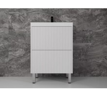 Тумба напольная Стокгольм 60 с раковиной Classic 60, белый софт