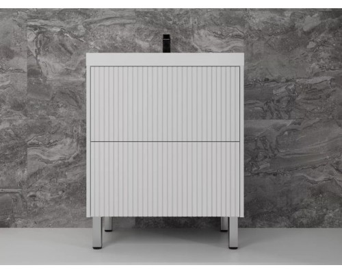 Тумба напольная Стокгольм 70 с раковиной Classic 70, белый софт