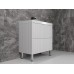 Тумба напольная Стокгольм 80 с раковиной Classic 80, белый софт