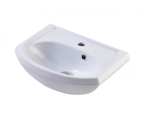 Тумба напольная Волна №2 45 с раковиной Уют 45, белая