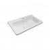 Тумба напольная Бергамо мини 80 с раковиной Каре Люкс Мини 80, белый антискрейч