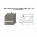 Тумба подвесная Атлантика 80 с раковиной Crea 50 Square, бетон темный