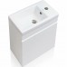 Тумба подвесная Compact 40 с раковиной Como 40, белая