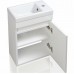 Тумба подвесная Compact 40 с раковиной Como 40, белая