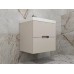 Тумба подвесная Матис 60 с раковиной ASTI 60 белый (2 ящика), крем