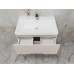Тумба подвесная Матис 70 с раковиной Classic 70, крем