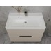 Тумба подвесная Матис 80 с раковиной Classic 80, крем