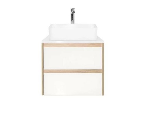 Тумба подвесная Монако 60 Plus со столешницей, ориноко/бел лакобель