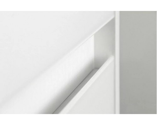 Тумба подвесная Монако 60 Plus со столешницей, осина бел/бел лакобель