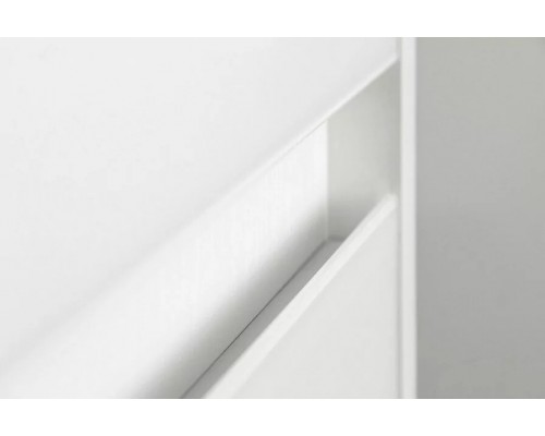 Тумба подвесная Монако 70 Plus со столешницей, осина бел/бел лакобель