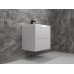 Тумба подвесная Стокгольм 60 с раковиной Classic 60, белый софт