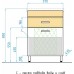 Тумба с раковиной Ориноко 60 белый/ориноко, с корзиной, напольная