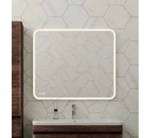 Зеркало Атлантика 90 сенсорное, свет, часы