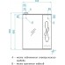 Зеркало со шкафчиком Венеция 65/С R свет, белый