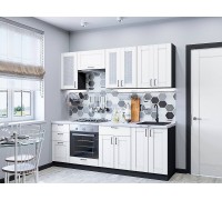 Vivat Кухня Лофт-01 Super White 2140*2200*600