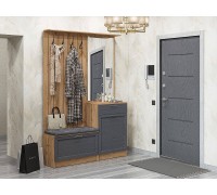 Vivat Прихожая Стиль-02 Graphite Softwood/Дуб Вотан 2090*1400*380