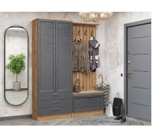 Vivat Прихожая Стиль-03 Graphite Softwood/Дуб Вотан 2110*1600*380