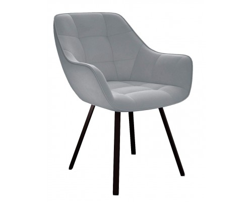 Стул DikLine 252 М поворотный, B22 GREY, ножки черные