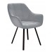 Стул DikLine 252 М поворотный, B22 GREY, ножки черные