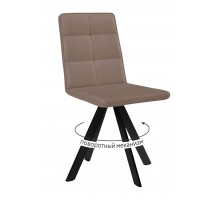 Стул DikLine 230 поворотный B5 LATTE, ножки черные