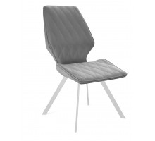 Стул DikLine 242M B22 GREY/ ножки белые