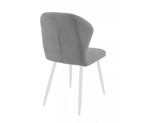 Стул DikLine 239М B22 GREY, ножки белые