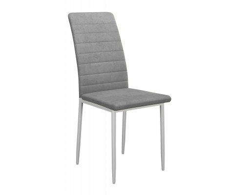 Стул DikLine ТЕКС каркас белый/ B22 GREY Стул DikLine ТЕКС каркас белый/ B22 GREY