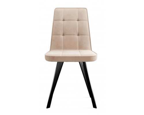 Стул DikLine 207 B03 BEIGE, ножки черные