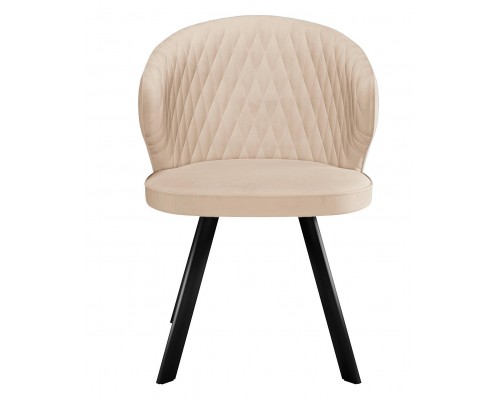 Стул DikLine 249 поворотный, B03 BEIGE, ножки черные