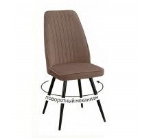 Стул DikLine 327 поворотный B5 LATTE, ножки черные
