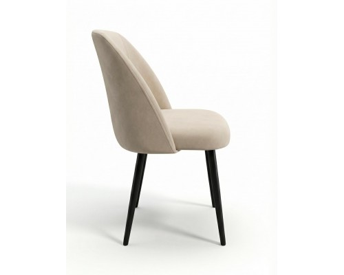 Стул DikLine 335 B03 BEIGE, ножки черные