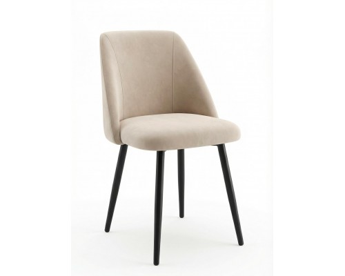 Стул DikLine 335 B03 BEIGE, ножки черные