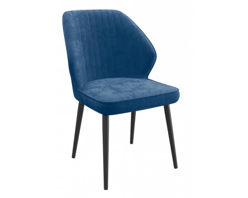 Стул DikLine 222PRO B8 BLUE, ножки черные Стул DikLine 222PRO B8 BLUE, ножки черные