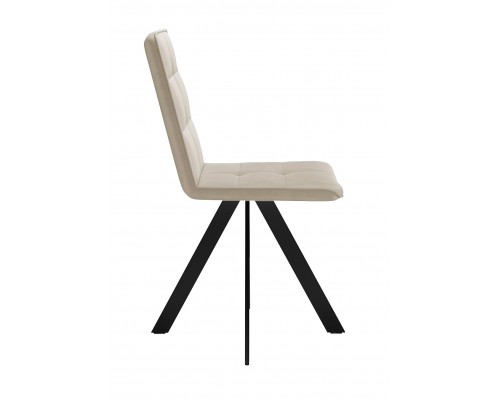 Стул DikLine 230 поворотный B03 BEIGE, ножки черные