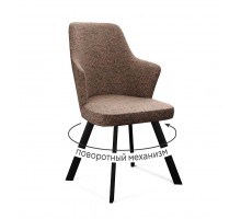 Стул DikLine 235 поворотный, NS05 CAPPUCCINO, ножки черные